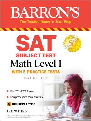 cover image of SAT Subject Test Math Level 1